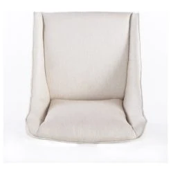 GDFStudio GDF Studio James Contemporary Fabric Upholstered Dining Chair, Linen/Natural -abbyson shop 4101260901ceb09f 6293 w800 h800 b1 p0