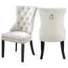 MOD The Monarch Dining Chair, Cream, Velvet, Set Of 2