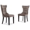 Belleze Parsons Elegant Tufted Upholstered Dining Chair, Set Of 2, Taupe -abbyson shop 4301927f02b2ce74 7616 w800 h800 b1 p0