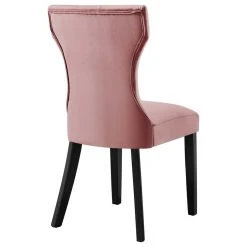 Modway Silhouette Performance Velvet Dining Chairs, Set Of 2, Dusty Rose -abbyson shop 4301dd41035bf922 7968 w800 h800 b1 p0