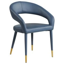 Meridian Furniture Destiny Dining Chair, Navy, Faux Leather -abbyson shop 43d1739e018ee584 3428 w800 h800 b1 p0