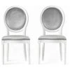 GDFStudio GDF Studio Phinnaeus Contemporary Velvet Dining Chairs (Set Of 2), Horizon Gray/ -abbyson shop 46710fda02398654 7457 w800 h800 b1 p0