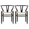 Homedotdot Modern Dining Chairs Wood Armchairs, Set Of 2, Black -abbyson shop 46b1873901c0c8f2 1996 w800 h800 b1 p0