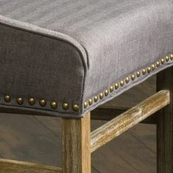 GDFStudio GDF Studio James Contemporary Fabric Upholstered Dining Chair, Silver Gray/Distr -abbyson shop 480117080f9314ee 5873 w800 h800 b0 p0