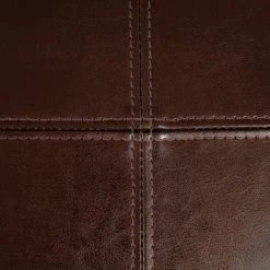 GDFStudio GDF Studio Percival T-stitched Chocolate Brown Leather Dining Chairs, Brown, Set -abbyson shop 4811cfd301bbe29f 3204 w800 h800 b0 p0