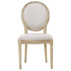 GDFStudio GDF Studio Phinnaeus French Country Fabric Dining Chairs (Set Of 2), Griege/Natural -abbyson shop 48e10e5d019ca97f 3548 w800 h800 b1 p0