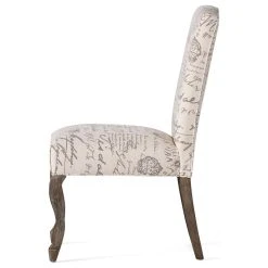 GDFStudio GDF Studio Crown Back French Script Beige Fabric Dining Chairs, Set Of 2 -abbyson shop 49d155a70369d295 7393 w800 h800 b1 p0