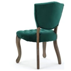 GDFStudio GDF Studio Elizabeth Tufted New Velvet Fabric Dining Chairs, Set Of 2, Dark Gree -abbyson shop 4a21662201de55b6 1238 w800 h800 b1 p0