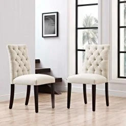 Modway Duchess Fabric Set Of 2 Dining Chair With Beige Finish EEI-3474-BEI -abbyson shop 4c01551802682bbf 3349 w800 h800 b0 p0
