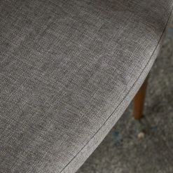 GDFStudio GDF Studio Serra Mid Century Fabric Dining Chairs, Set Of 2, Light Gray/Dark Bro -abbyson shop 4c016dea01c52954 4060 w800 h800 b0 p0