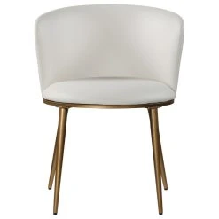 MOD The Almar Dining Chair, White And Brushed Gold, Faux Leather And Iron, Set Of 2 15 MOD The Almar Dining Chair, White And Brushed Gold, Faux Leather And Iron, Set Of 2 -abbyson shop 4fa165c102741518 1313 w800 h800 b1 p0