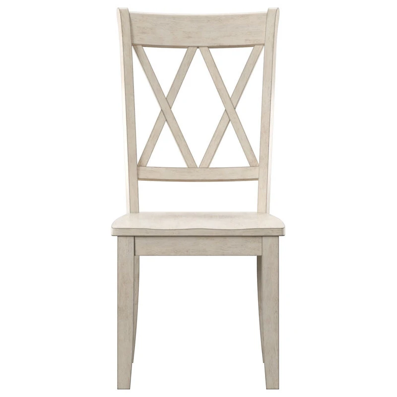 Inspire Q Arbor Hill X Back Wood Dining Chair, Set Of 2, Antique White 8 Inspire Q Arbor Hill X Back Wood Dining Chair, Set Of 2, Antique White - Image 6