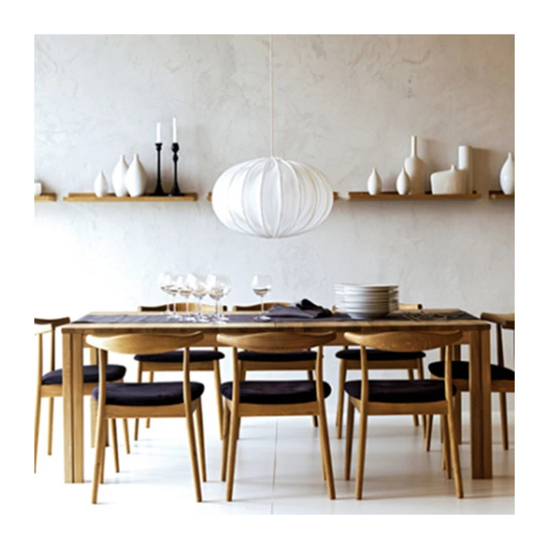 Homedotdot Set Of 2 Elbow Farmhouse Wooden Dining Chairs With PU Leather Seat, Natural 5 Homedotdot Set Of 2 Elbow Farmhouse Wooden Dining Chairs With PU Leather Seat, Natural - Image 3