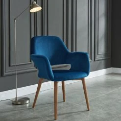 WHI Velvet Upholstered Accent Chair, Blue 12 WHI Velvet Upholstered Accent Chair, Blue -abbyson shop 50b148ba0e8c8518 5206 w800 h800 b0 p0