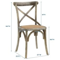 Modway Modway Gear Dining Side Chair, Gray -abbyson shop 5271197e0b772cde 0199 w800 h800 b1 p0