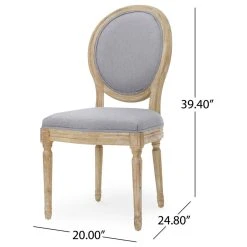 GDFStudio GDF Studio Phinnaeus French Country Fabric Dining Chairs (Set Of 2), Light Gray -abbyson shop 5581dab101b84c21 1444 w800 h800 b1 p0
