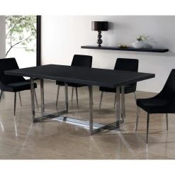 MOD The Draper Dining Chair, Black, Velvet, Chrome Base, Set Of 2 12 MOD The Draper Dining Chair, Black, Velvet, Chrome Base, Set Of 2 -abbyson shop 5611ca0702741519 0736 w800 h800 b0 p0