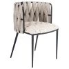 MOD The Eterno Dining Chair, Off White And Black, Fabric And Faux Leather -abbyson shop 57c188660b870527 8205 w800 h800 b1 p0
