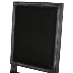 GDFStudio Amy French Country Wood Upholstered Dining Chair, Set Of 2, Black/Gray -abbyson shop 59f19e4300b9e356 8118 w800 h800 b1 p0