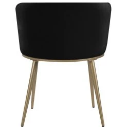 MOD The Almar Dining Chair, Black And Brushed Gold, Velvet And Iron, Set Of 2 -abbyson shop 59f1dc0802741723 1312 w800 h800 b1 p0