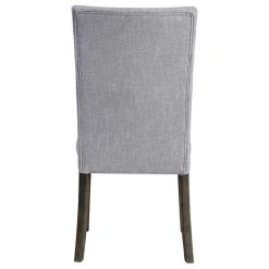 Acme Furniture ACME Merel Tufted Parson Dining Side Chair In Gray (Set Of 2) -abbyson shop 5a011a180c1ab05f 4593 w800 h800 b1 p0