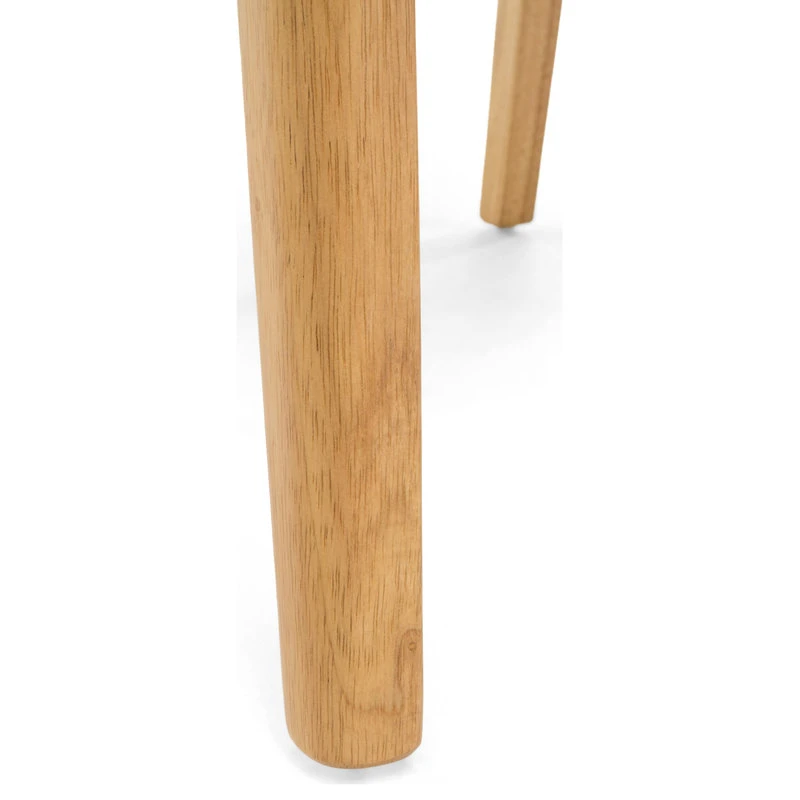 GDFStudio Oceanna Mid Century Modern Dining Chairs, Set Of 2, Light Beige/Oak, Fabric 10 GDFStudio Oceanna Mid Century Modern Dining Chairs, Set Of 2, Light Beige/Oak, Fabric - Image 8