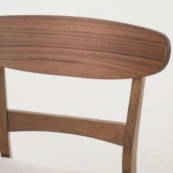 GDFStudio GDF Studio Helen Mid Century Dining Chair, Set Of 2, Light Beige/Natural Walnut -abbyson shop 5a31e7100f906aca 6109 w800 h800 b0 p0