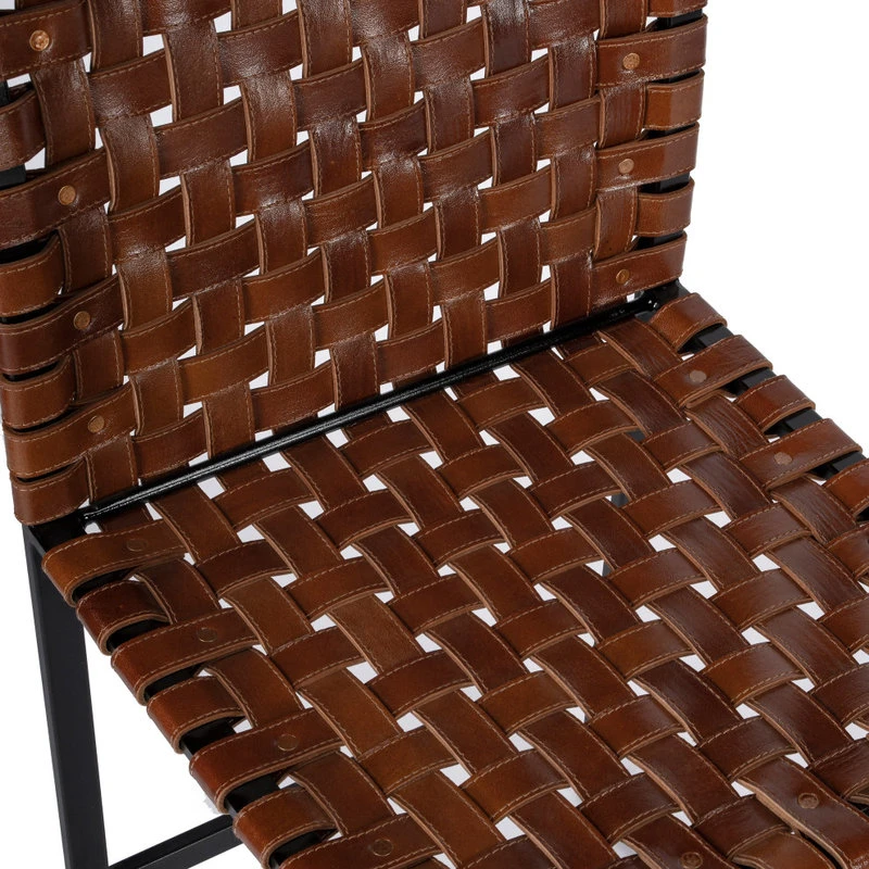 MOD The Nicco Dining Chair, Brown, Leather 4 MOD The Nicco Dining Chair, Brown, Leather - Image 2
