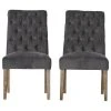 GDFStudio GDF Studio Elmerson Roll Back Dining Chairs, Set Of 2, Dark Gray, Fabric -abbyson shop 5a81d3420369ee11 8010 w800 h800 b1 p0