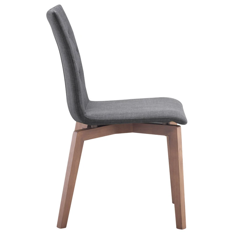 Zuo Modern Contemporary Orebro Dining Chair, Set Of 2, Graphite 4 Zuo Modern Contemporary Orebro Dining Chair, Set Of 2, Graphite - Image 2