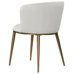 MOD The Almar Dining Chair, White And Brushed Gold, Faux Leather And Iron, Set Of 2 18 MOD The Almar Dining Chair, White And Brushed Gold, Faux Leather And Iron, Set Of 2 -abbyson shop 5be1d5a70274151c 1313 w800 h800 b1 p0
