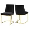 MOD The Josephine Velvet Dining Chair, Black And Gold, Set Of 2 -abbyson shop 5c41a7fd02741207 0758 w800 h800 b1 p0