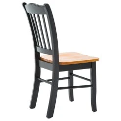 Boraam Industries, Inc. Boraam Shaker Dining Chair In Black And Oak (Set Of Two) -abbyson shop 5ff122ab03112554 8426 w800 h800 b1 p0