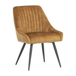 MOD The Remi Dining Chair, Gold, Polyester