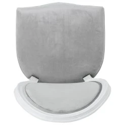 GDFStudio GDF Studio Phinnaeus Contemporary Velvet Dining Chairs (Set Of 2), Horizon Gray/ -abbyson shop 6271b7fd02398669 7457 w800 h800 b1 p0