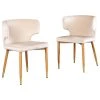 MOD The Rhea Dining Chair, Velvet, Set Of 2, Ivory -abbyson shop 63019cd80046925a 6633 w800 h800 b1 p0