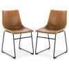 Edgemod Brinley Dining Chair, Set Of 2, Tan -abbyson shop 63613aae0cad9b1d 7293 w800 h800 b1 p0