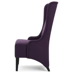 GDFStudio GDF Studio Sheldon Traditional Design High Back Fabric Dining Chair, Plum -abbyson shop 6401137601b83134 4793 w800 h800 b1 p0