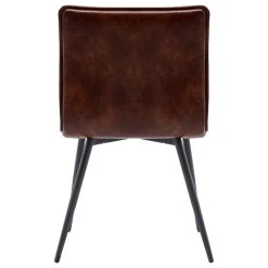 Duhome Elegant Lifestyle Set Of 4 Minimalist Faux Leather Side Chairs For Dining Room, Dark Brown -abbyson shop 6591b885004717ac 5216 w800 h800 b1 p0