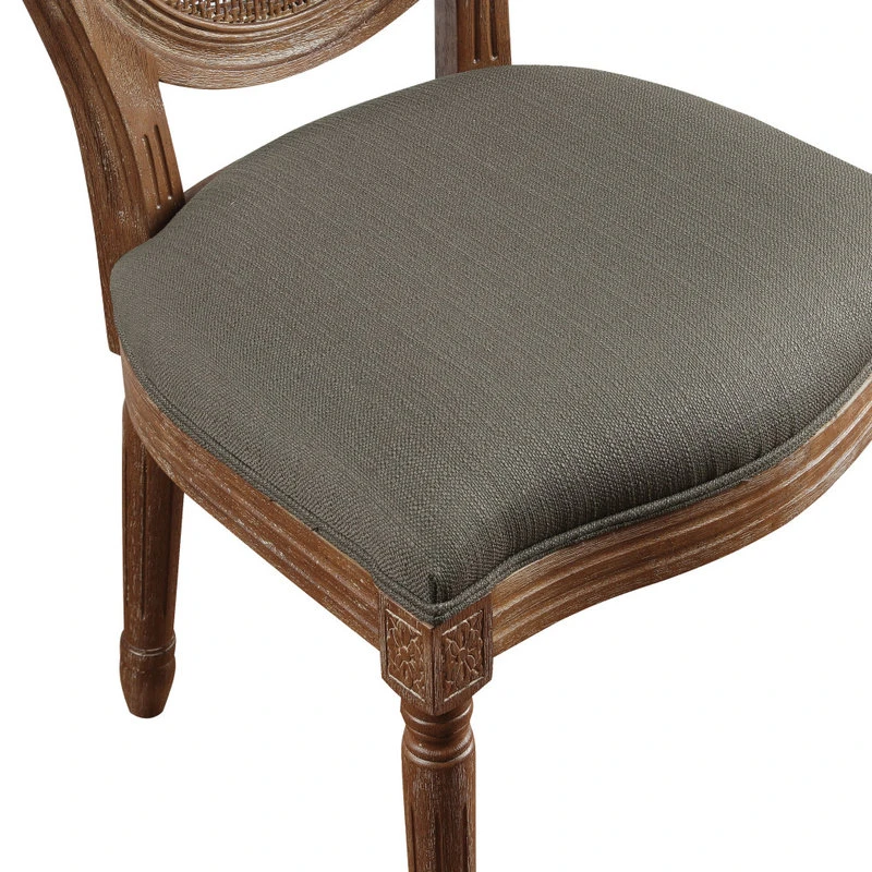 Office Star Products Stella Cane Back Chair, Otter Fabric 8 Office Star Products Stella Cane Back Chair, Otter Fabric - Image 6