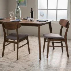 GDFStudio GDF Studio Lucille Fabric/ Wood Finish Dining Chair, Set Of 2, Dark Gray/Walnut 12 GDFStudio GDF Studio Lucille Fabric/ Wood Finish Dining Chair, Set Of 2, Dark Gray/Walnut -abbyson shop 6691832d0f906338 1186 w800 h800 b0 p0
