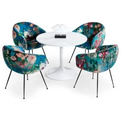 MOD The Dahlia Dining Chair, Multi-colored, Velvet 13 MOD The Dahlia Dining Chair, Multi-colored, Velvet -abbyson shop 6aa1a2e80e905663 6742 w800 h800 b1 p0
