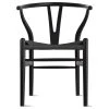 Homedotdot Dining Chair Wood Woven With Open Y Back Armchair Chairs, Black -abbyson shop 6ad1deea0392282d 8092 w800 h800 b1 p0