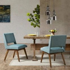 Olliix The Sevan Dining Chair, Blue, Polyester, Set Of 2 -abbyson shop 6c81e87501bd0214 4835 w800 h800 b0 p0
