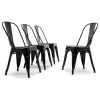 Belleze Trattoria Dining Chair, Metal, Stackable, Set Of 4, Black 1 Belleze Trattoria Dining Chair, Metal, Stackable, Set Of 4, Black -abbyson shop 6e117e8800fa6ab6 7737 w800 h800 b1 p0