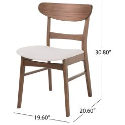 GDFStudio GDF Studio Helen Mid Century Dining Chair, Set Of 2, Light Beige/Natural Walnut -abbyson shop 6e81676901b08305 6109 w800 h800 b1 p0