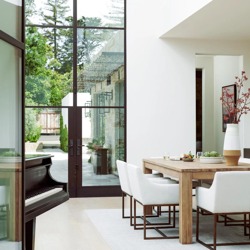 Vig Furniture Inc. Modrest Basel Off White And Copper Antique Brass Dining Chair 5 Vig Furniture Inc. Modrest Basel Off White And Copper Antique Brass Dining Chair - Image 3