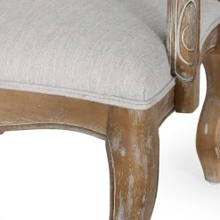 GDFStudio Stene French Country Upholstered Dining Armchair, Light Grey + Natural, Set Of 2 -abbyson shop 6ee1a20b0079ca3d 8547 w800 h800 b0 p0