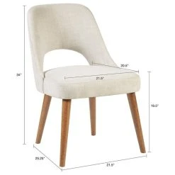 Olliix The Jackson Dining Chairs, Cream/White Set Of 2 -abbyson shop 6fe194fe0bfd9df2 4903 w800 h800 b1 p0