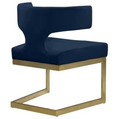 MOD The Eve Dining Chair, Navy And Gold, Velvet And Metal -abbyson shop 70913e0e02741605 0748 w800 h800 b1 p0